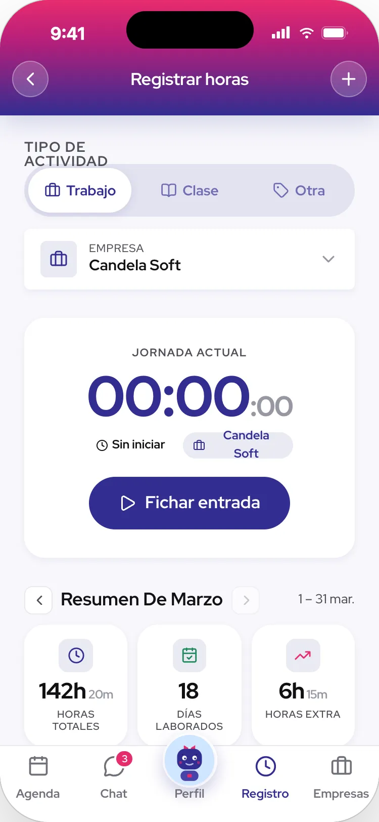 Time tracking